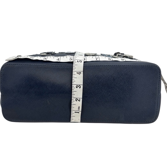 Michael Kors Navy Floral Carryall Tote Bag - Picture 9 of 10